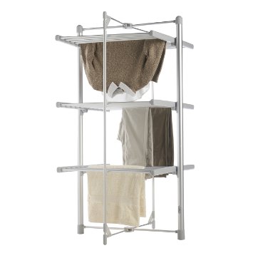 VonHaus Heated Clothes Drying Rack, Foldable 3 Tier Indoor Electric Laundry Airer