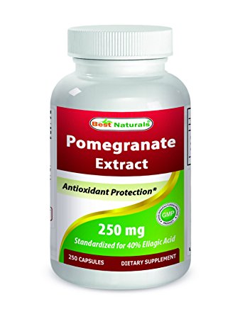 Best Naturals Pomegranate Extract 250 mg 250 Capsules
