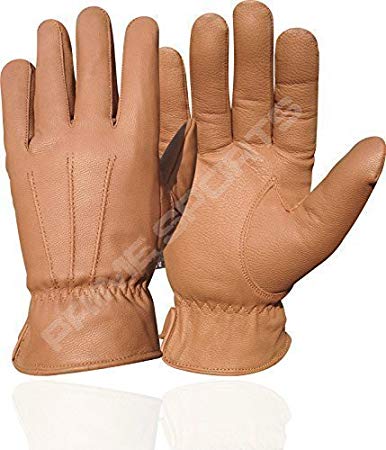 MEN'S REAL SOFT LEATHER DRIVING DRESSING FASHION SLIM GLOVES 087