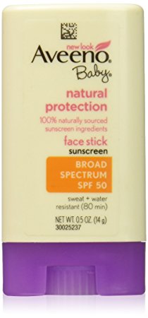 Aveeno Baby Natural Protection with Spf 50 Face Stick Sunscreen