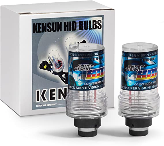 Kensun HID Xenon Replacement Bulbs "All Sizes and Colors" - D2S - 6000k (In Original Kensun Box) - 2 Year Warranty