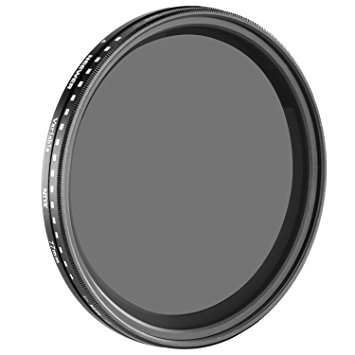NEEWER 77mm ND Fader Neutral Density Adjustable Variable Filter (ND2 to ND400)
