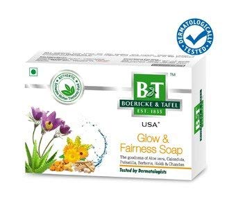 B&T Glow & Fairness Soap 75 gm[ Pack of 12]