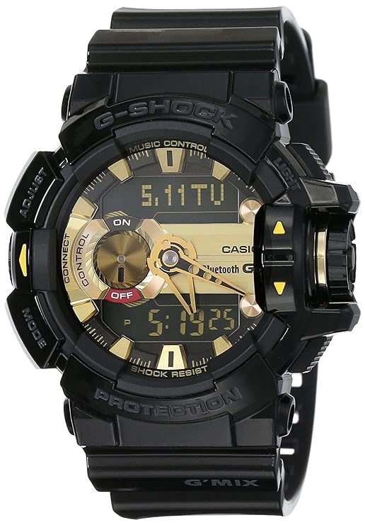 Casio G-Shock Analog-Digital Black Dial Men's Watch-GBA-400-1A9DR (G557)