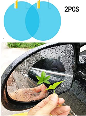 DB Car Rearview Mirror Waterproof and Rainproof Film Mirror Rain Film Universal Rearview Mirror Anti-Frog Film 2 Packs