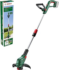 Bosch Akku-Rasentrimmer UniversalGrassCut 18V-26-500 (zum Rasentrimmen und Kantenschneiden; Ladezeit: 65 min; Schnittkreisdurchmesser: 26 cm; 18-Volt-System; ohne Akku oder Ladegerät)