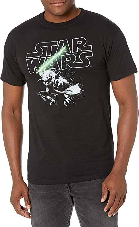 STAR WARS Men's Yoda Color Pop T-Shirt