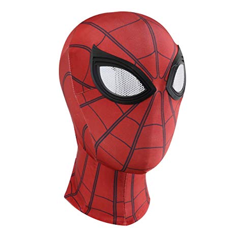 Halloween Mask Spiderman Hero Masks Spider Man Cosplay Costumes Mask Lycra Fabric Material