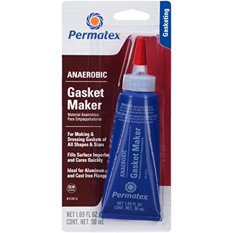 Permatex 51813 Anaerobic Gasket Maker, 50 ml Tube