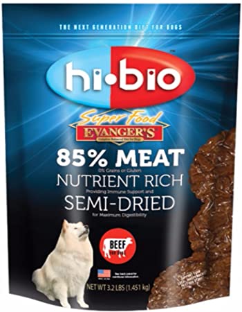 Evangers Hi Bio Beef Superfood (Semi-Dried)-3.2 Lbs, Large
