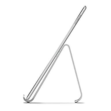 elago P3 Stand [Silver] - [Premium Aluminum] [Angled for Extended Use][Cable Management] - for iPad, iPad Pro, and Tablet PC