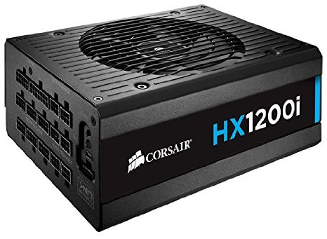 Corsair HXi Series, HX1200i, 1200 Watt (1200W), Fully Modular Power Supply, 80  Platinum Certified, 10 year warranty