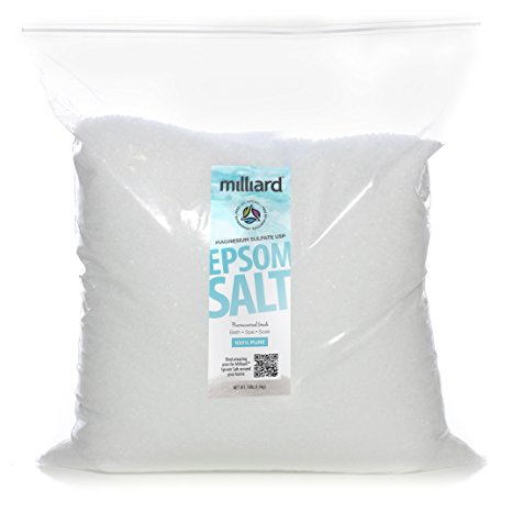 Milliard Epsom Salt 10 lbs. Magnesium Sulfate BULK Bag (4.53 KG)