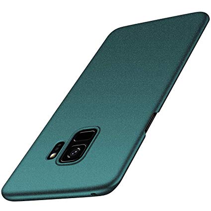 Avalri Samsung Galaxy S9 Case, Ultra Thin Anti-Fingerprint and Minimalist Hard PC Cover for Galaxy S9 (Matte Green)