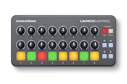 Novation Launch Control Portable USB Midi Contoller with 16 Assignable Knobs and Eight Pads