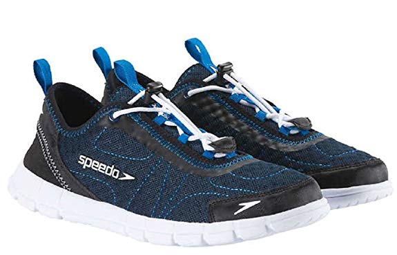 Speedo Men's Hybrid Watercross Water Shoe, Navy/White