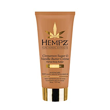 Hempz Cinnamon sugar & vanilla butter creme herbal body butter, 6 Ounce