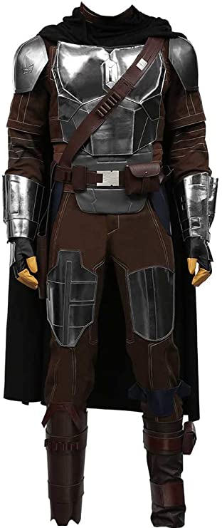Din Djarin Costume for Mandalorian Cosplay Season 2 Bounty Hunter Battle Suit Adult Halloween Outfit