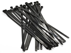 Bluecell 30pcs 300mm Releasable/Reusable Plastic Zip Cable Wire Tie for Organization/Management