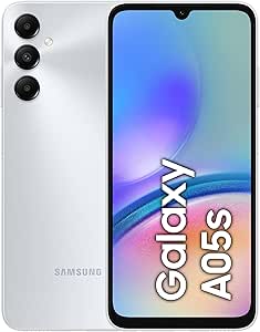 Samsung Galaxy A05s, Factory Unlocked Android Smartphone, 13MP Front Camera, Fast Charging, 64GB, Silver, 3 Year Manufacturer Extended Warranty (UK Version)