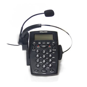 CALLANY Call Center Telephone with Noise Cancellation Headset HA0021