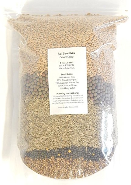 Fall Cover Crop Seed Mix, 5 Pounds