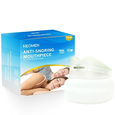 Neomen Snore Stopper Mouthpiece - Anti Snoring Solution, Sleep Aid Custom Night Mouth Guard