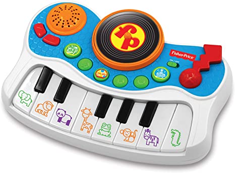 Fisher-Price – Musical Kids Studio Electronic Piano, Musical Instrument, Educational Toy, Interactive Music Toy, Toddlers, Ages 3