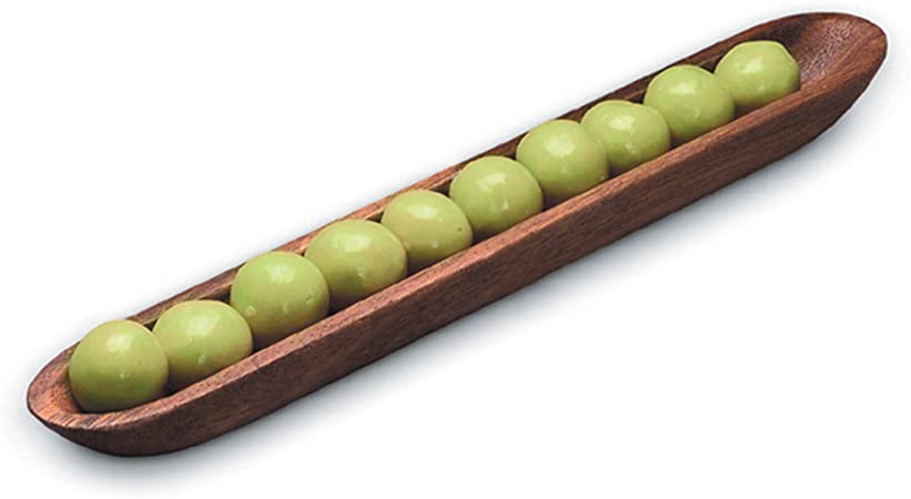 Ironwood Gourmet Olive Canoe, 1 x 1.75 x 16 inches, Brown