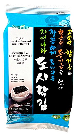 Jayone Seaweed, Roasted and Lightly Salted, 24 Count