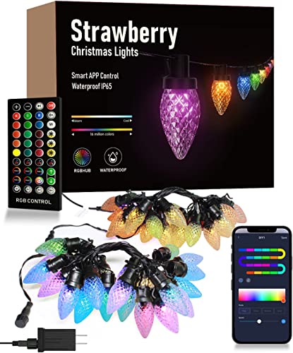 Color Chase Bluetooth APP Controlled C9 LED String Lights