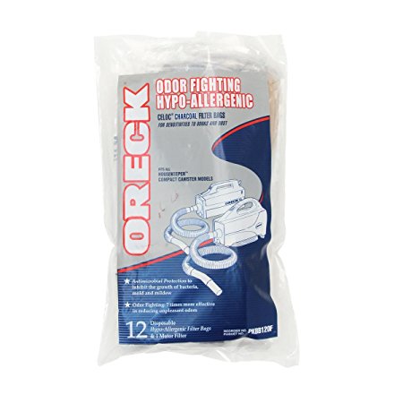 Oreck Odor Fighting Hypo-Allergenic Bags, 12-Count