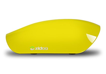 Android TV Box-Zidoo® X1 II Miracast Airplay Quad Core 1G/8G Wifi LAN HDMI1.4 4K*2K H.265 UHD Streaming Media Player with ZDMC(Based Upon Kodi16.0) (Yellow)