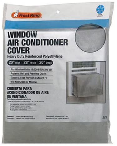 THERMWELL PRODUCTS AC5H Frost King Outside Window Air Conditioner Cover, 20" x 28" x 30", Gray|Grays