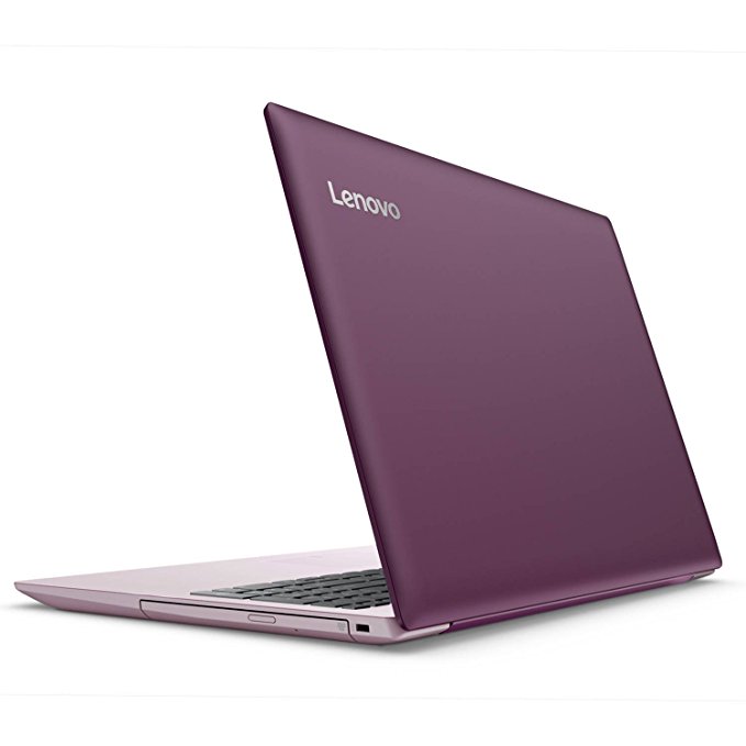 2018 Lenovo ideapad 320 15.6" Backlight HD Laptop Computer, Intel Pentium N4200 Quad-Core up to 2.5GHz, 4GB RAM, 128GB SSD, DVD-RW, 802.11ac WIFI, Bluetooth 4.1, USB 3.0, HDMI, Plum Purple, Windows 10