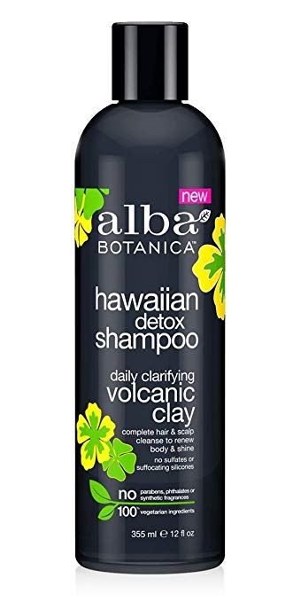 ALBA BOTANICA Hawaiian Detox Shampoo, 12 Fluid Ounce