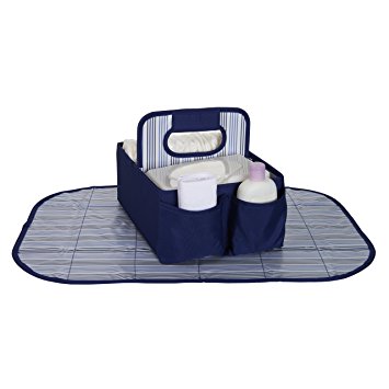 Munchkin SaraBear Diapering Organizer, Navy