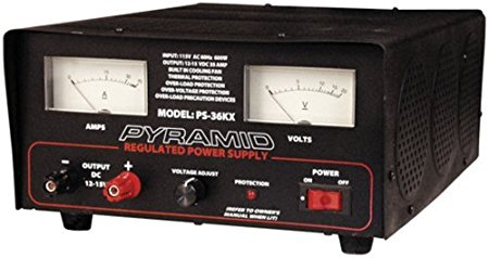 Pyramid PS36KX 35-Ampere Power Supply with Built-In Cool Fan