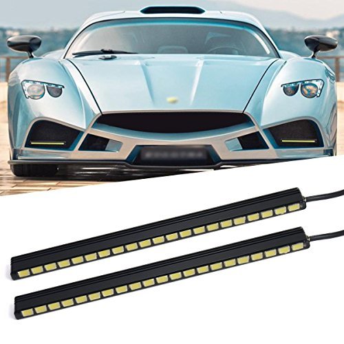 XCSOURCE 2Pcs 21LED 9W 5050 Super Bright White DRL Car Daytime Running Light MA138