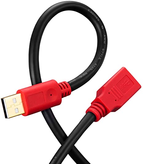 USB 2.0 Extension Cable 20Feet, Uperatre 20Ft USB 2.0 Active Extender Cord Type A Male to A Female for Printer, Keyboard, Game Console, Loudspeaker, Oculus Rift, scanners, WiFi Antenna and More