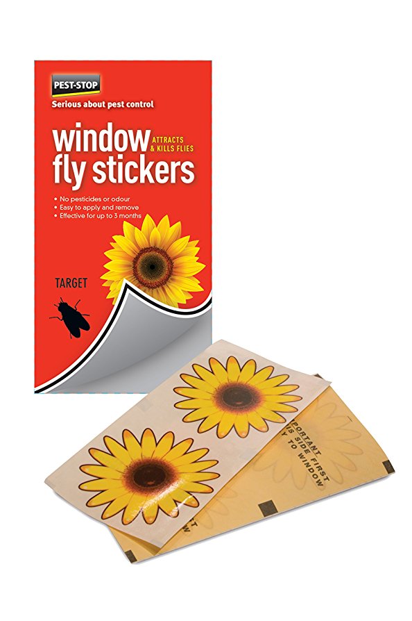 Pest-Stop Window Fly Stickers - 4 Pack