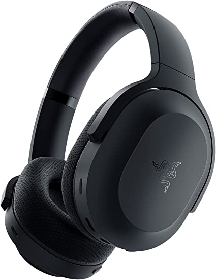 Razer Barracuda Wireless Gaming & Mobile Headset (PC, Playstation, Switch, Android, iOS): 2.4GHz Wireless   Bluetooth - Integrated Noise-Cancelling Mic - 50mm Drivers - 40 Hour Battery - Black