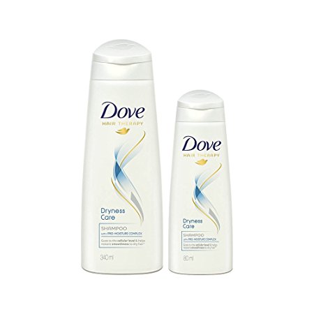 Dove Dryness Care Shampoo, 340ml (with Free 80ml)