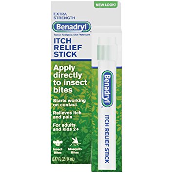 Benadryl Extra Strength Itch Relief Stick, 6 Count