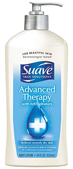 Suave Skin Solutions Body Lotion, Advanced Therapy 18 oz (Pack of 6)