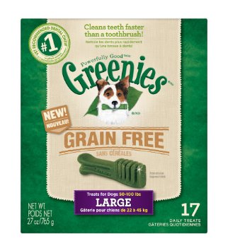 GREENIES Grain Free Dental Chews Dog Treats