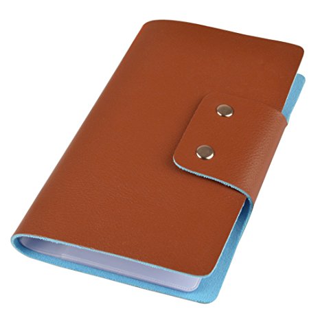 Leatherette Business Card / Credit Card Organizer Book - 96 Cell - 188 Card Capacity