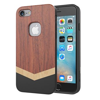 iPhone 7 Case, Slicoo Slim Wood Protective Cover Case for iPhone 7 (2016), [Nature Series]