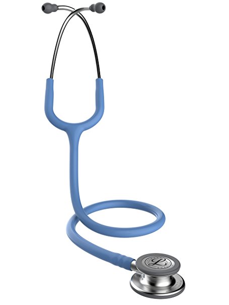 3M Littmann Classic III Stethoscope, Machined Stainless Steel Chestpiece, Ceil Blue Tube, 27 inch, 5630