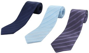 Set of 3 Elegant Neck Ties By Mens Collections - Multiple Sets to Chose From